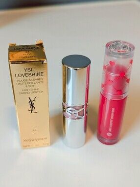 YSL Loveshine #44 + Peripera INK MOOD Glowy Tint